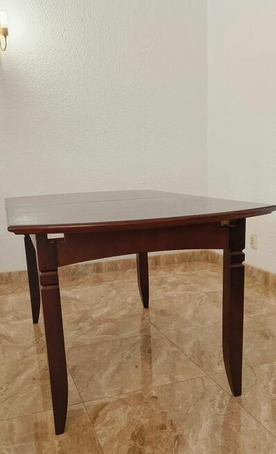 Stół Rozkładany Ciemny Zefam San Marino Rozsuwany drewniany