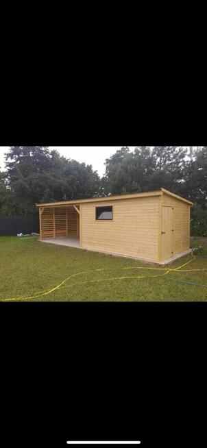 Domek ogrodowy z werandą