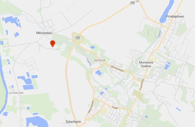 Działka budowlana Mściszewo gm. Murowana Goślina, pow. 1128m2