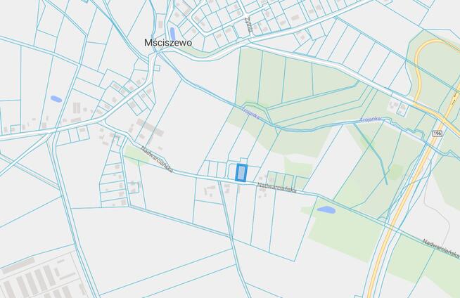 Działka budowlana Mściszewo gm. Murowana Goślina, pow. 1128m2