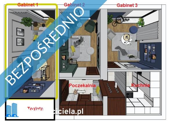 gabinet psychoterapeutyczny, psychologiczny, dla coacha -Kapelanka 6A