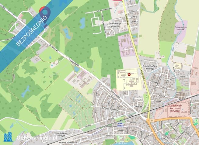 Działka budowlana na sprzedaż Wałcz Chrząstkowo - 1500 m2 bez pośrednika