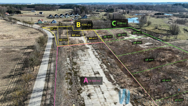 Działka budowlana Rukławki gm. Biskupiec,