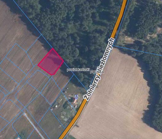 Działka budowlana Połęczyno gm. Somonino,