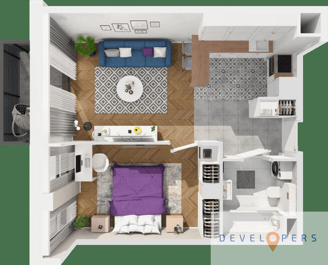 Komfortowe 2 pokoje na nowym osiedlu