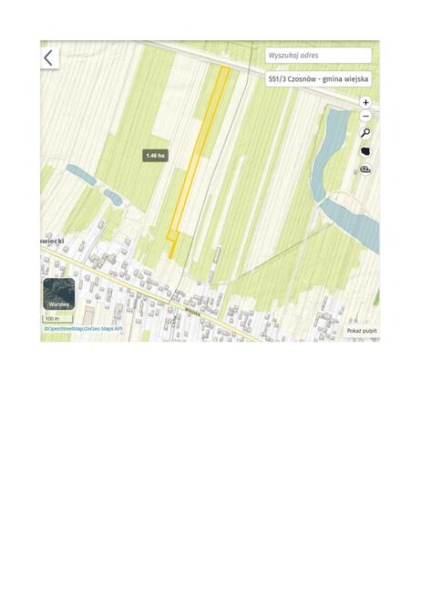 Nieruchomość 16 650 m2 działki budowlane i rolna