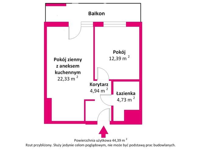 Mieszkanie 2-pokojowe z balkonem Wilanów