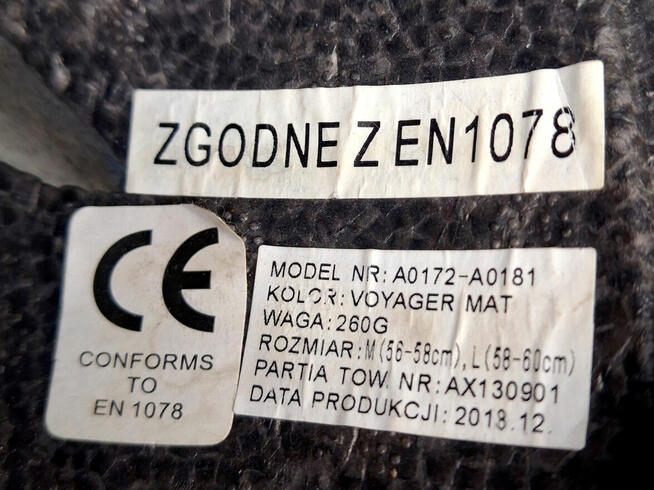 Kask rowerowy szosowy Protection roz 58-60