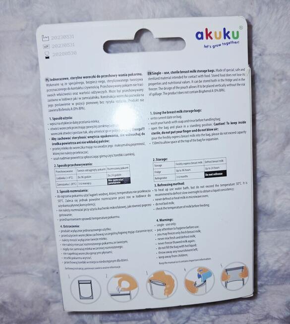 Podgrzewacz do butelek + woreczki na mleko