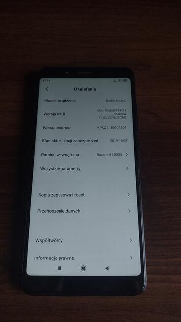 Telefon Redmi Note 5