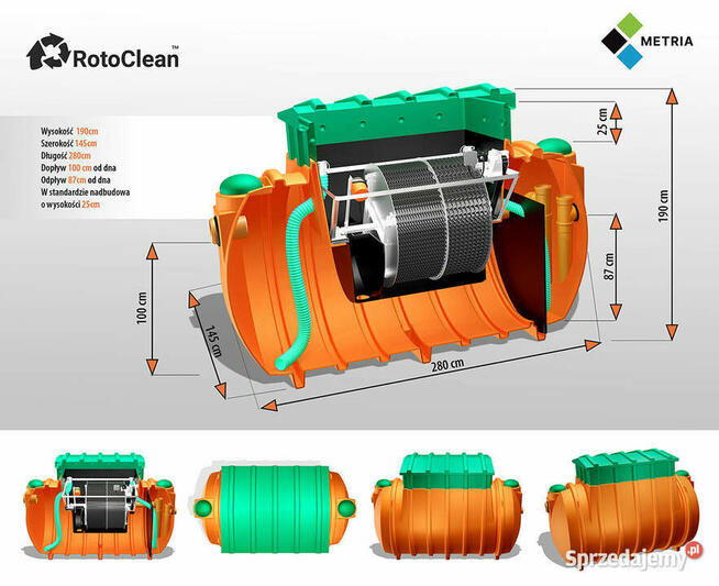 OCZYSZCZALIA ŚCIEKÓW BIOLOGICZNA ROTOCLEAN 4-6