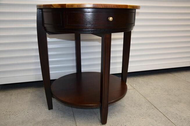 stolik z drewna tekowego - jak nowa