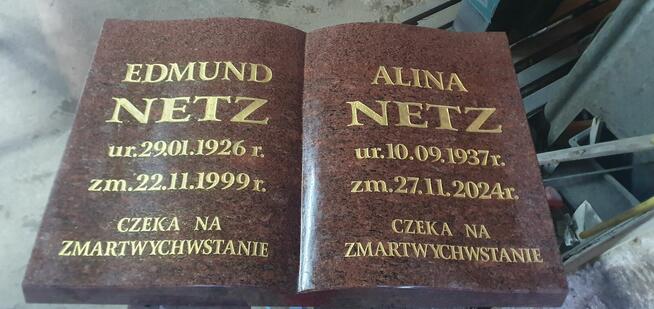 LITERNICTWO NAGROBNE - dopisywanie liter, kucie, grawery