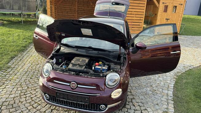 Fiat 500 1.25 Benz. 70KM z Niemiec, Panorama, Tempomat - Model Liftowy 2017r.