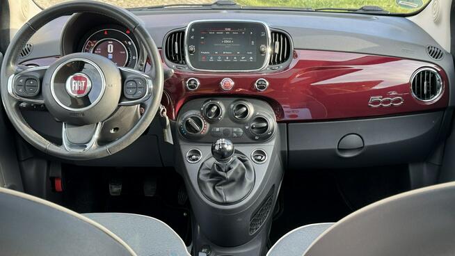Fiat 500 1.25 Benz. 70KM z Niemiec, Panorama, Tempomat - Model Liftowy 2017r.