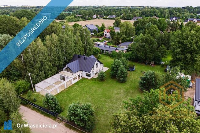 Nowoczesny dom z 2023r. Zielony Romanów, 176m2, duży ogród