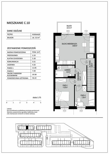 Mieszkanie Gdańsk Łostowice, Poziomkowa