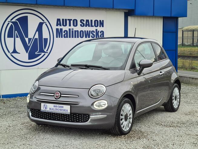 Fiat 500 33 Tys.Km SzklanyDach Klimatyzacja Led Tempomat Halogeny Komputer Alu
