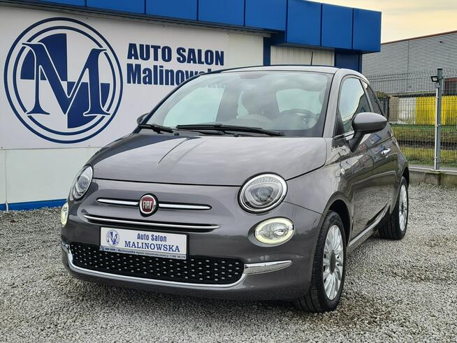 Fiat 500 33 Tys.Km SzklanyDach Klimatyzacja Led Tempomat Halogeny Komputer Alu