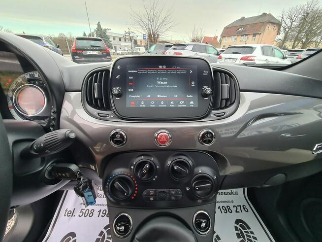 Fiat 500 33 Tys.Km SzklanyDach Klimatyzacja Led Tempomat Halogeny Komputer Alu