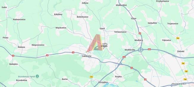 Działka Tomaszowice gm. Wielka Wieś, Tomaszowice