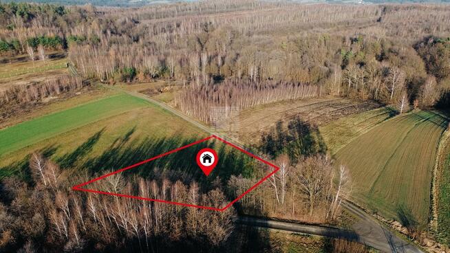 Działka budowlana Biesiadki gm. Gnojnik