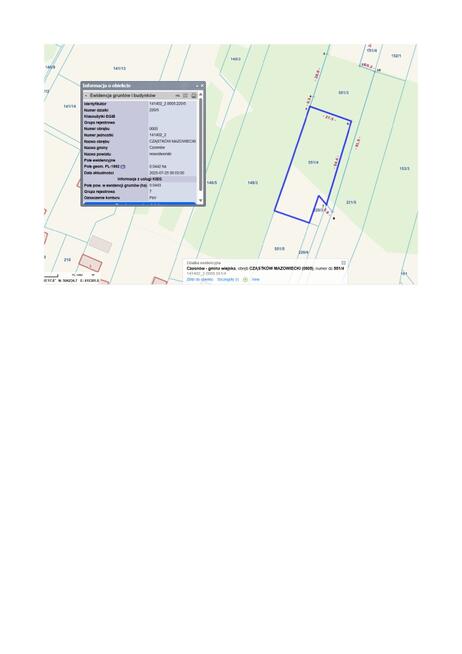 Nieruchomość 16 650 m2 działki budowlane i rolna