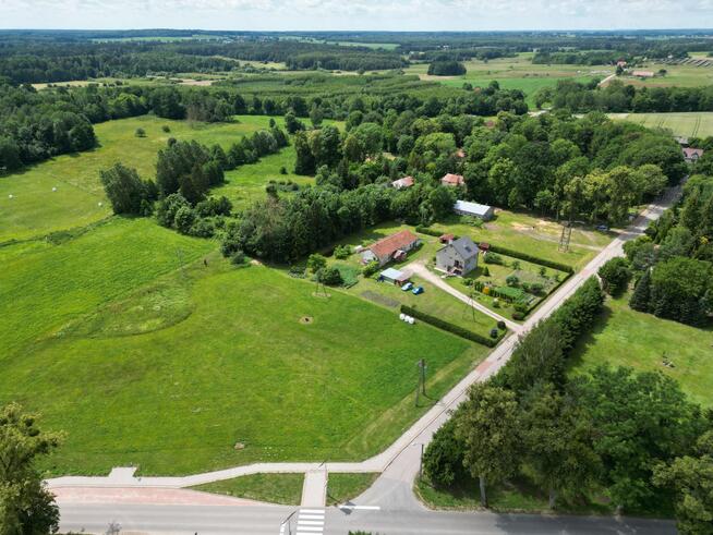 Działka z zabudową w malowniczej miejscowości Bajdy