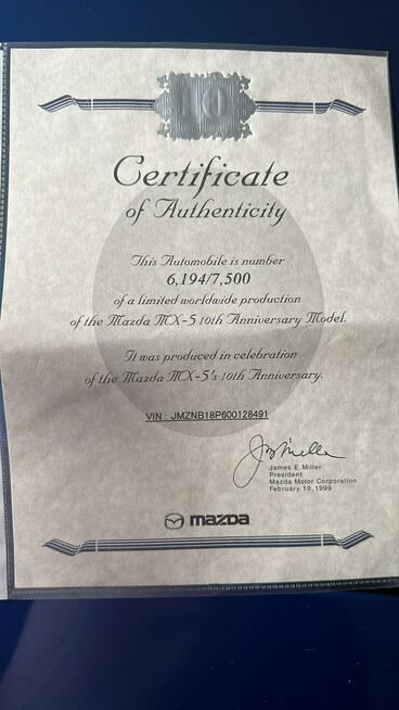 Mazda MX-5 1.8 140 koni 6 biegowa skrzynia !!! Torsen / Szpera !!!