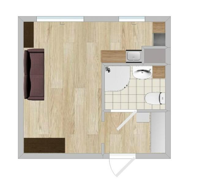 Do wynajęcia jasna kawalerka, M. Patriotów 6