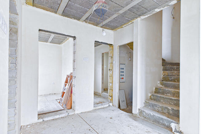 Dom wolnostojący w stanie deweloperskim