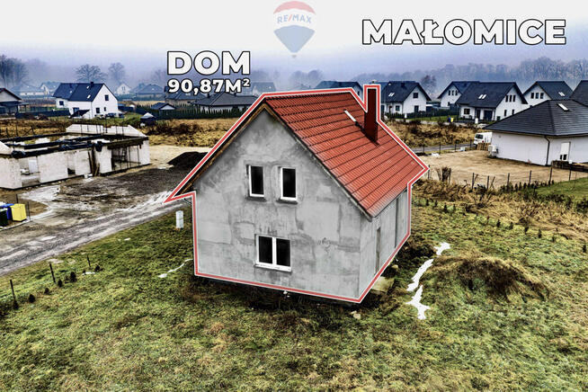 Dom wolnostojący w stanie deweloperskim