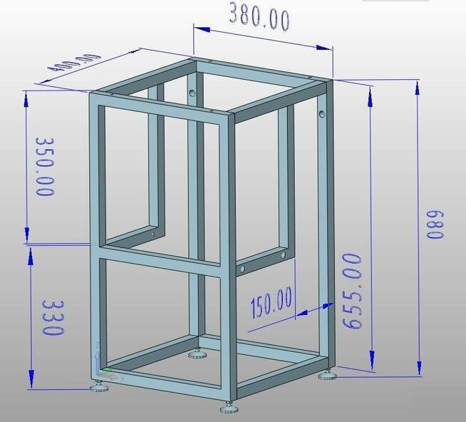 Konsola łazienkowa stelaż pod umywalkę loft stojak