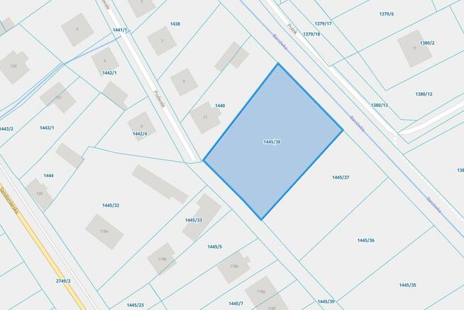 Działka Nisko Malce 19,06 arów Wydane WZ na dwa domy