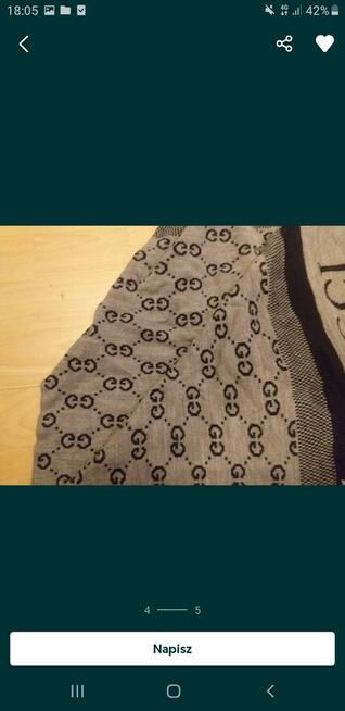 Chusta szalik Gucci wyprzedaż sale