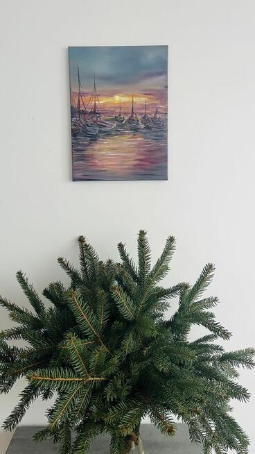 Obraz 30×40 „Szept Zachodu nad Portem”