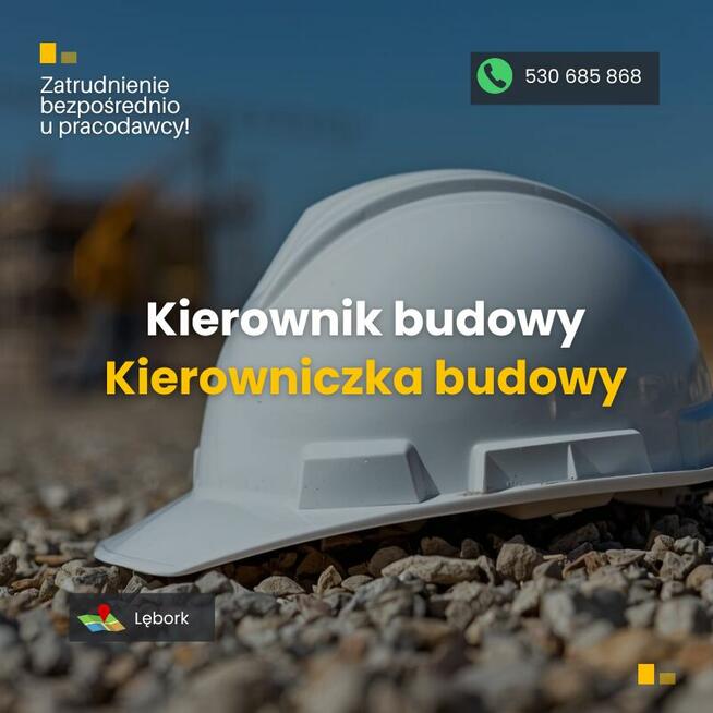 Kierownik Budowy / Kierowniczka budowy