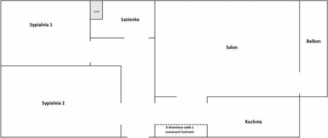 3 pokoje po remoncie 51,55 m², metro Płocka 100m, strych 16m