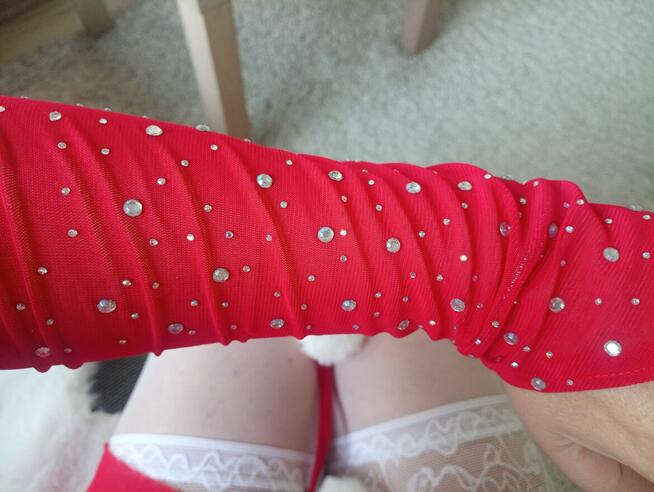 Rękawiczki z cyrkoniami