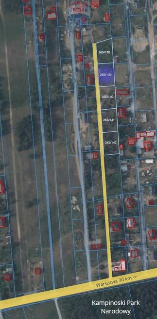 Działka budowlana 1008m2, Nowe Grochale