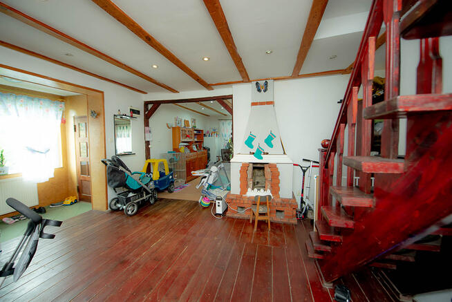 Bliźniak na dużej działce w Pasłęku