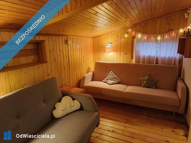 Działka budowlana z domkiem 35 km od Warszawy