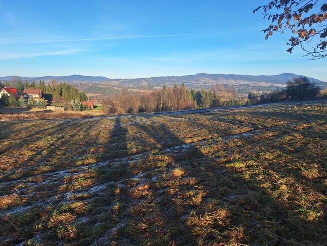 Widokowa działka budowlana z dostępem do mediów