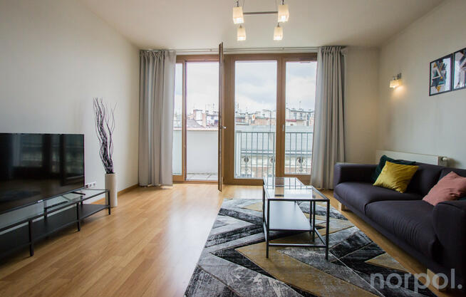 Angel Plaza, Zwierzyniecka, 2 pokoje, balkon, klimatyzacja, jacuzzi, siłownia