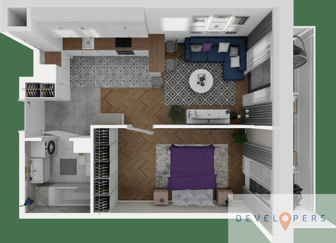 Nowe osiedle I 2 pokoje I hala garażowa w cenie