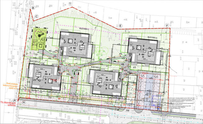 Nove Ogrody Elbląg -apartamentowce z halą garażową