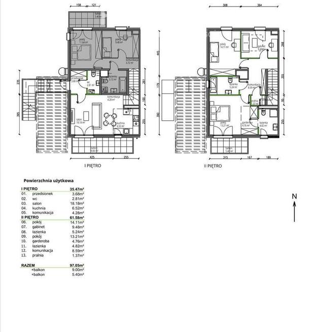 Nowe, dwupoziomowe, 4 pokoje | Bielany