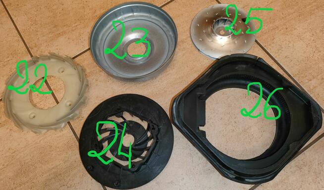 Zelmer Jupiter TYP 4000.0.K58H P 2000W - CZĘŚCI !!!