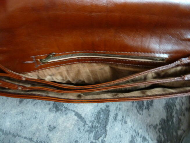 Vintage torebka damska ze skóry naturalnej Max Daniel