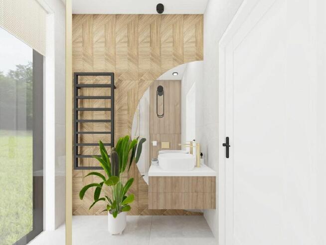 Nowoczesny dom parterowy – stan surowy zamknięty | Zagorzyn